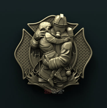 FIREFIGHTER 3D STL 3DWave